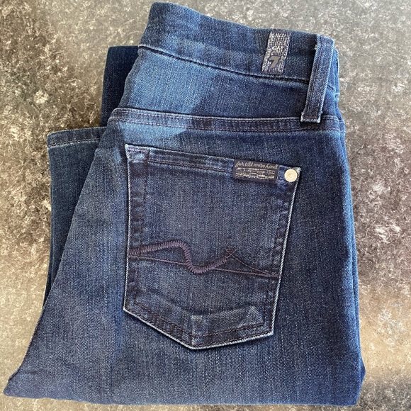 7 For All Mankind Karah Bootcut Short Inseam Jeans - Picture 12 of 12